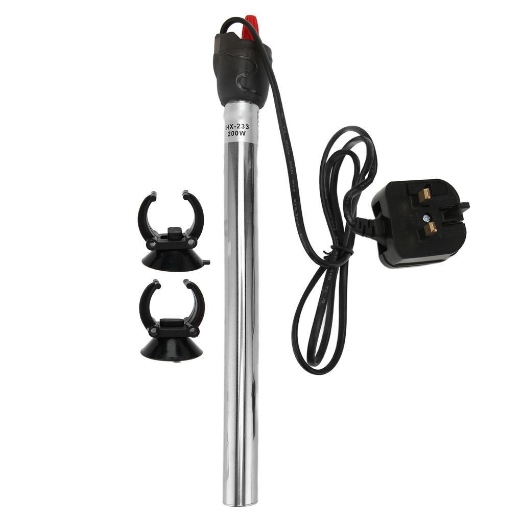 Aquarium Heater Stainless Steel Adjustable Automatic Thermostatic Heating Rod for Saltwater