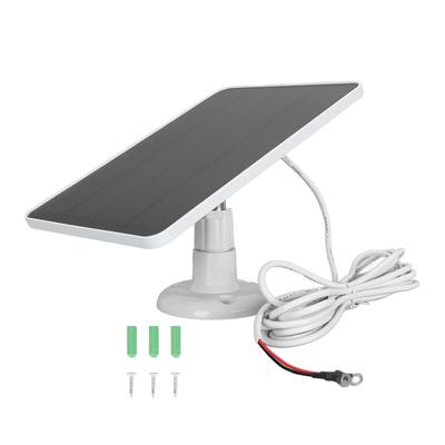 Caricatore Solare per Fotocamera 10W Caricatore Solare per Campanello Video per Fotocamera 2K per Video