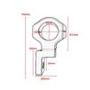 FANJI Motorcycle LED Headlight Bracket Mount Clamp 22mm 25mm Fork Tube Motorcycle Fog Lamp Bracket for BMW Honda Suzuki (Black)