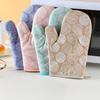 2Pcs Heat Resistant Oven Gloves Non-Slip Silicone Mitts for Baking Grilling Microwave Cooking Gloves for Hot Dishes