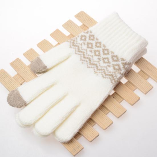 Winter Unisex Soft Knit Touch Screen Texting Smartphone Couple Warm Gloves