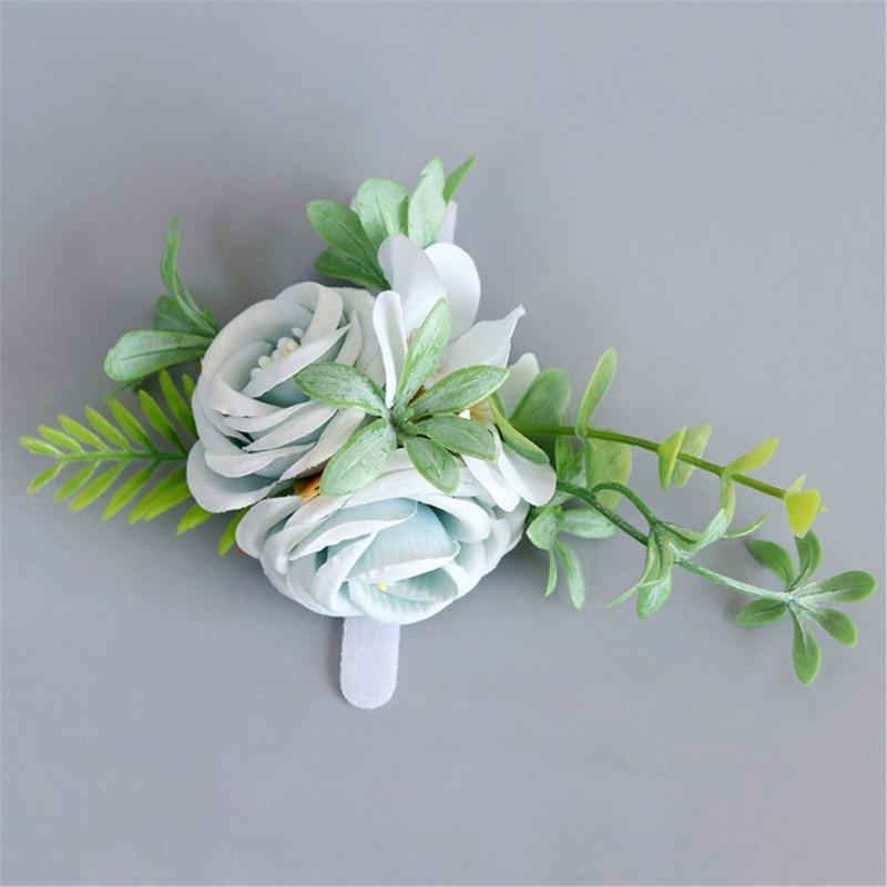 Trend Wrist Corsage with Artificial Rose for Create Beautiful Wedding Decors