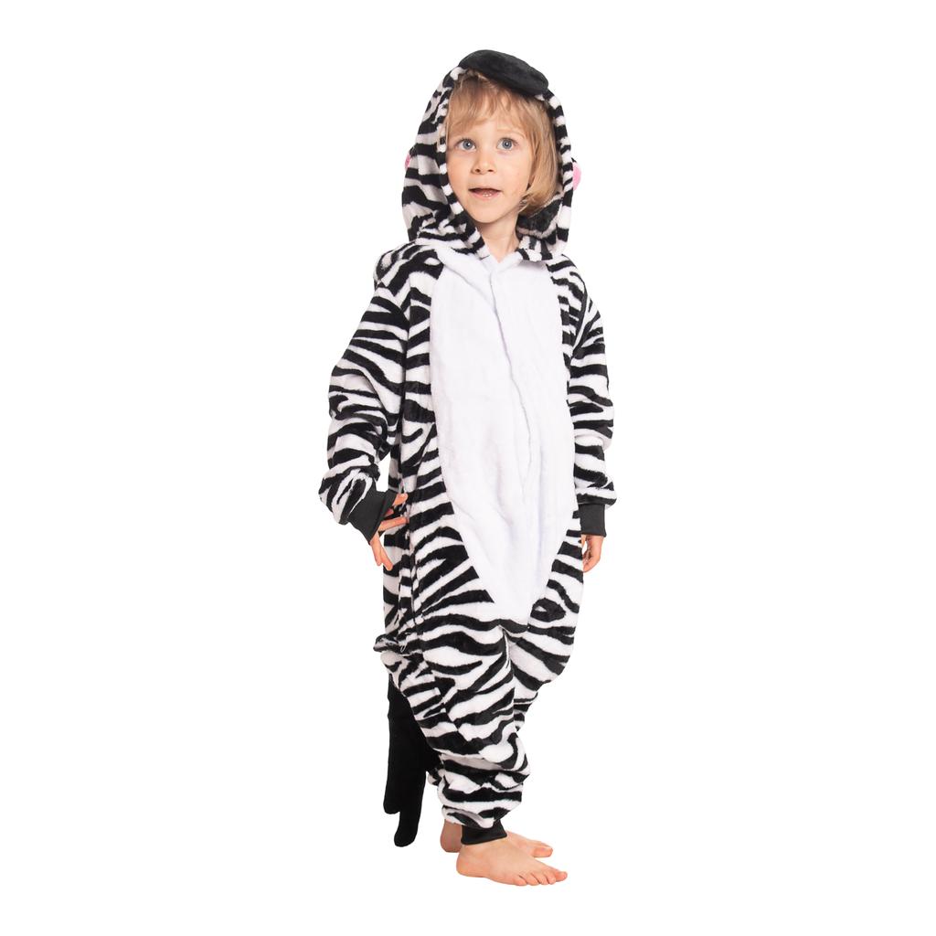 Piżama dla dzieci dziecięca kigurumi onesie kostium strój zebra 105-115 cm
