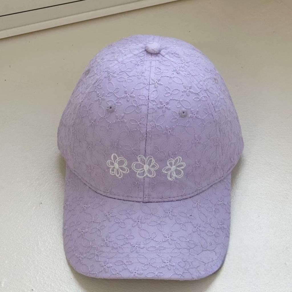 Cute Baseball Cap Sweet Girl New Travel Visor Cap Cap Casual Sun Hat Show Small Face