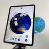 Hobonichi Earth Ball PLAY soccer ball type earth ball. This is a globe where you can see the Eart...