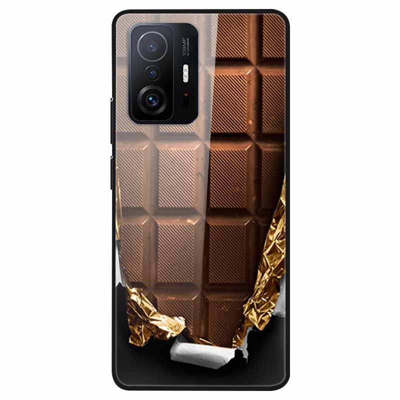 Tempered Glass Case For Xiaomi 11T Cover 6.67 Cool Bumper Hard glass Case For Xiaomi 11T Pro Case Mi 11T Pro Mi11T Capa Shells