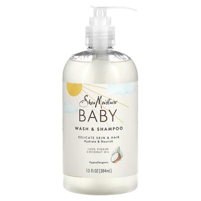 100% Virgin Coconut Oil Baby Wash & Shampoo, 13 Fl Oz (384 Ml)