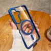 For  Wireless Charge Case for Samsung Galaxy S26 Ultra S2 FE S22 S23Plus S24Ultra Clear Shockproof Magnetic Bumper Cover