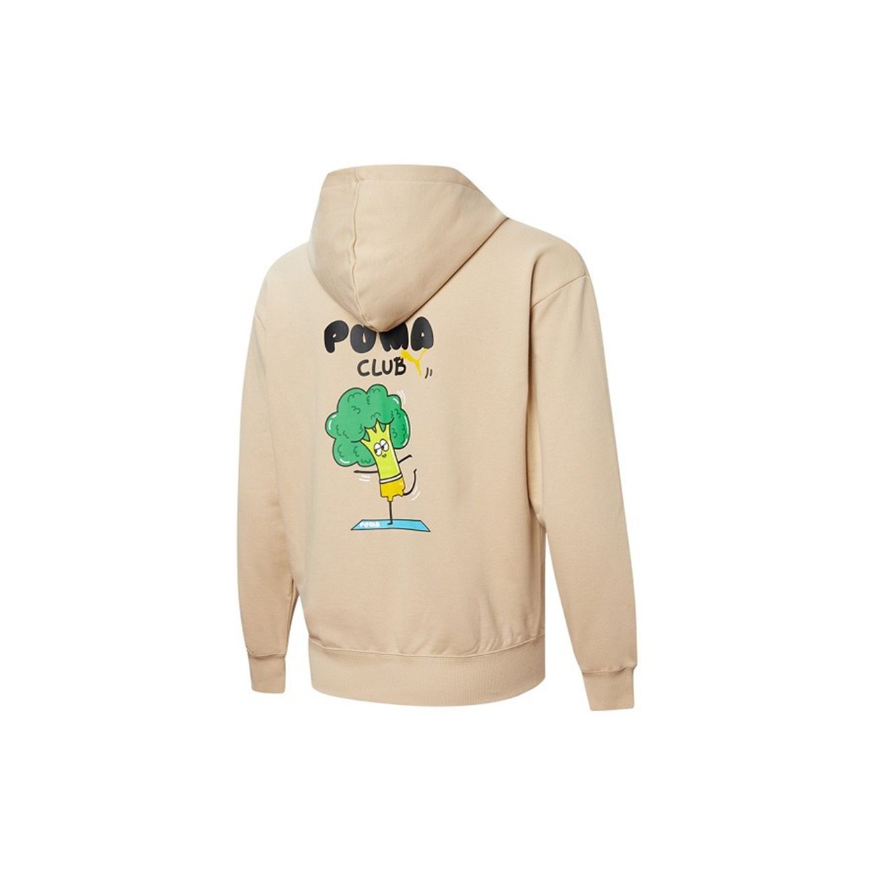 PUMA Men s The PUMA Club Full-Zip Hoodie Light Beige 533199-20 M