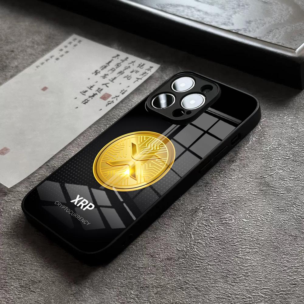 Xrp Ripple Crypto Phone Case For IPhone 17 Pro Max 15 14 Pro 12 11 13 Mini X XR XS 16 Plus SE Glass Cover