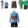 Disfraz de Alta Calidad de Frisk Chara de Undertale con Material de Spandex Transpirable