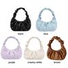 Versatile Pleated PU Leather Handbags Women Fashion Daily Shoulder Bags CLE