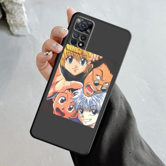 Anime Hunter ×Hunter Killua Zoldyck Case For Xiaomi Redmi Note 12 11t 11s 11 10 8 Pro 9 9s 9t 8t For Mi 10 8 9a 9c 10c 12c K40