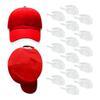 AEE2-16 PCS Adhesive Hat Hooks For Baseball Caps, Strong Hat Organizer, Minimalist Hat Display, Hat Hangers For Wall (White)