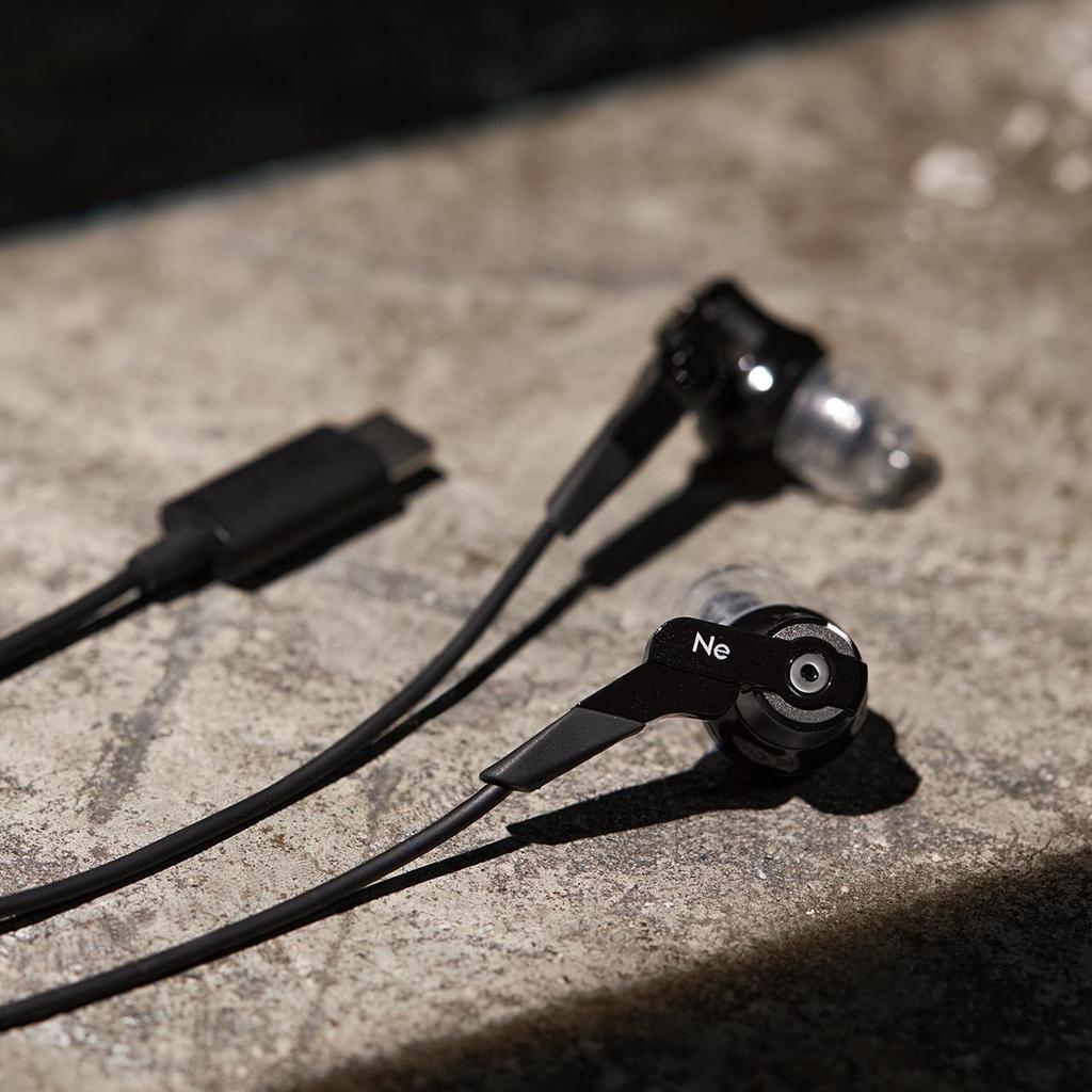 Radius Audio New VOLT featuring a deep bass newly developed HCD wired design HP-NHR21C High-Resolution USB-C Earphones ear's series, model, driver,