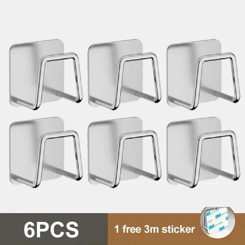 Storage Bathroom Accessories Wall Kitchen Drainage Shelf Hook Organizer Sponge Steel Stainless 1 - 6PCS Rack Wholesale Tools