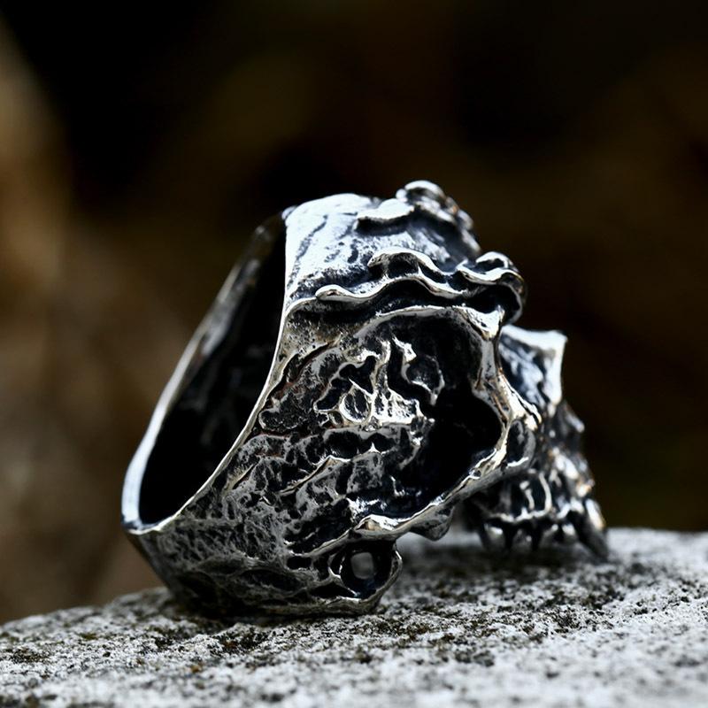 Iron Warrior Hip-hop Punk Style Jewelry Retro Domineering Ring