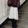 Y2K Polka Dot Loose Skirt Women 2026 Summer New High Waist Midi Skirts Fashion Slim A-line Hem Long Skirt Female Streetwear