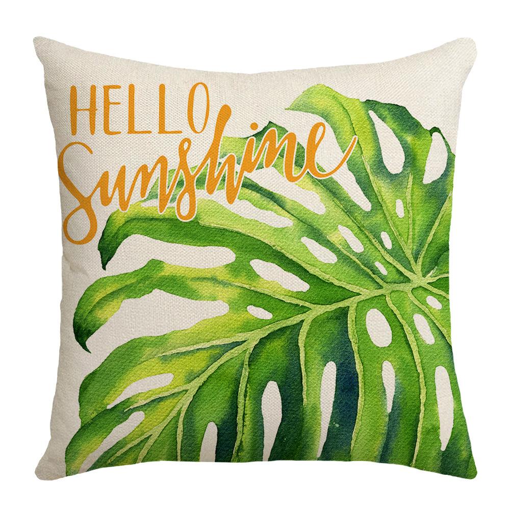New Tropical Plant Pineapple Cushion Linen Pillow Nordic Fresh Living Room Sofa Pillow