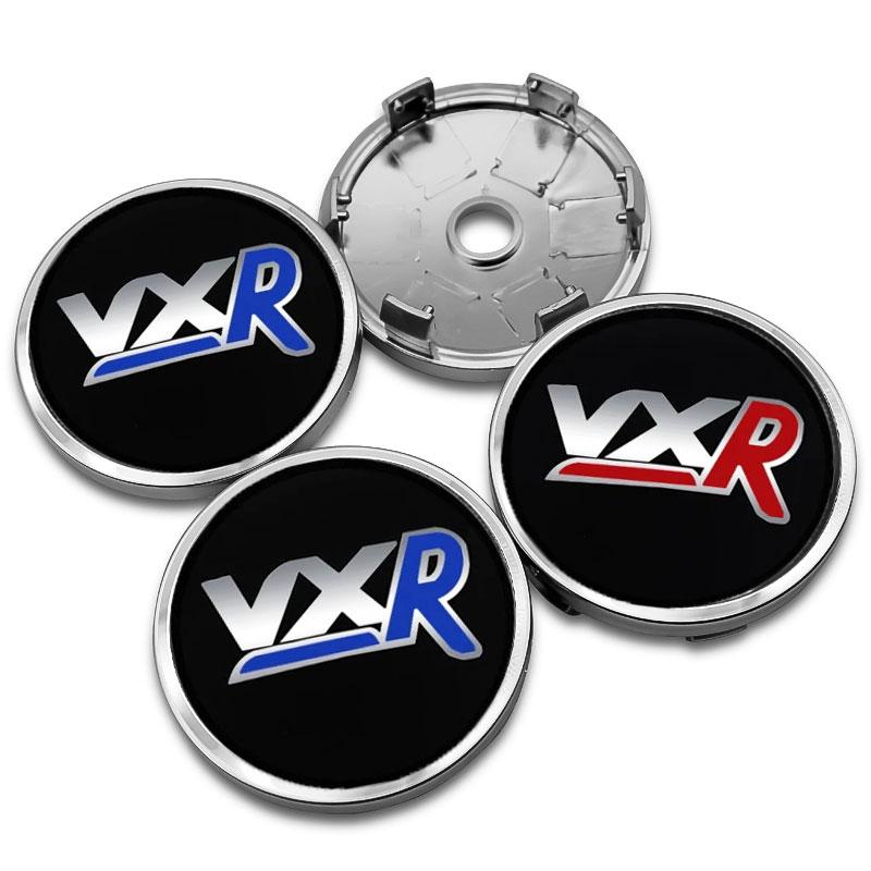 4PCS 56+60mm VXR Emblem Car Wheel Hub Center Cap Cover Badge Stickers For Vauxhall Vectra Zafira Vxr8 Astra Mokka Corsa Gts