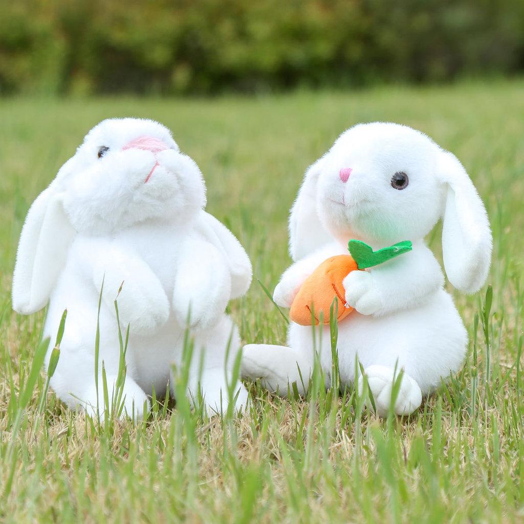Classic Rabbit Plush Toy With Pp Cotton Filling For Kids And Giftgiving