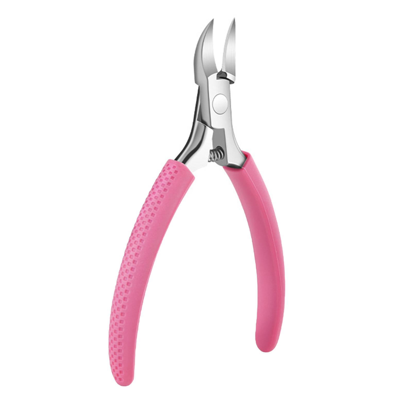 

Ingrown Toenail Clippers Precise Trimming For Pain Relief And Nail Health With Ergonomic Handle Nail Grooming Accesories розовый