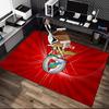 1pc SL Benfica Carpet for Room Floor Mat, Comfortable Office Chair Printed Area Rug, Beautiful Hotel Rug
