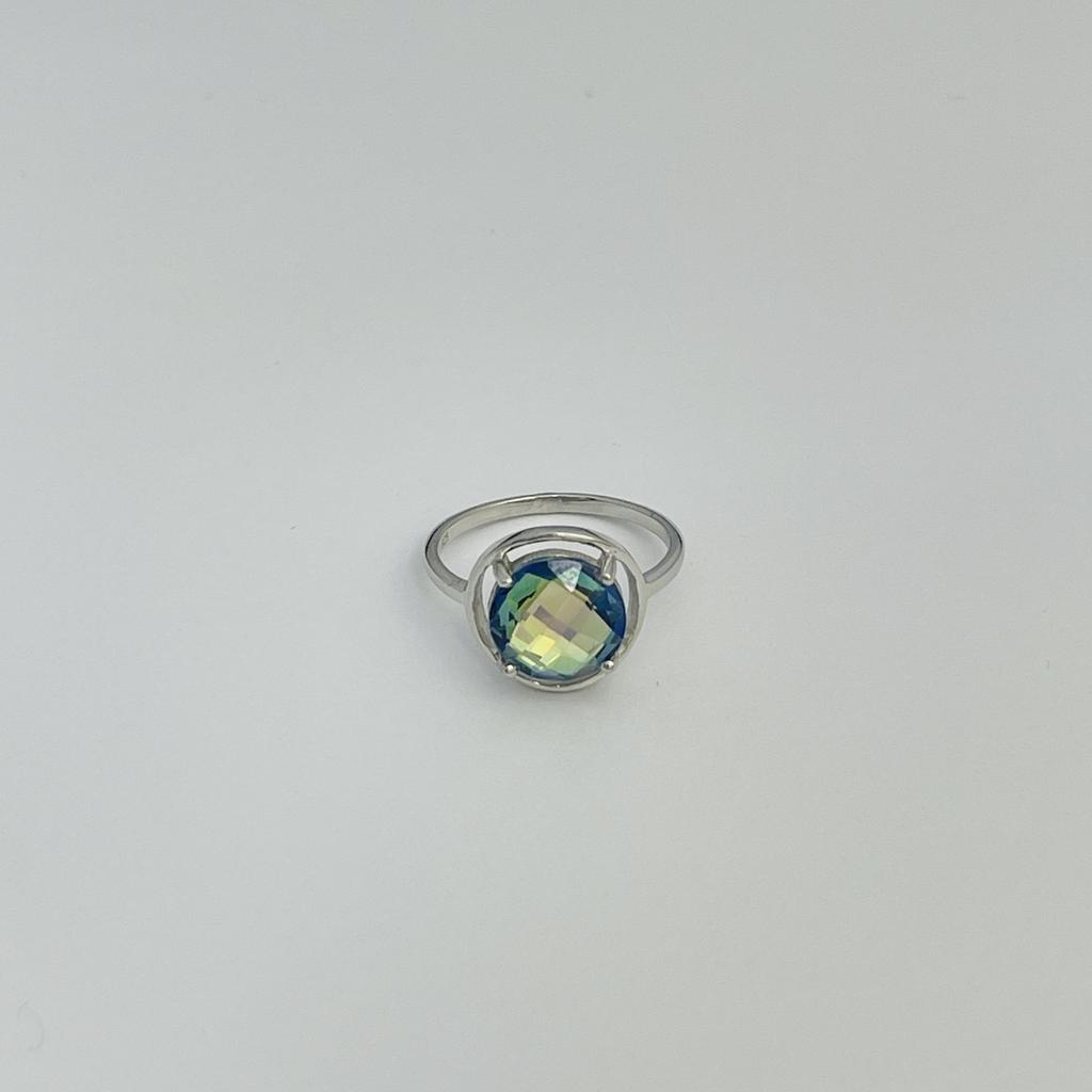 Silver Ring with Mystic Topaz 2.825ct (2121992)