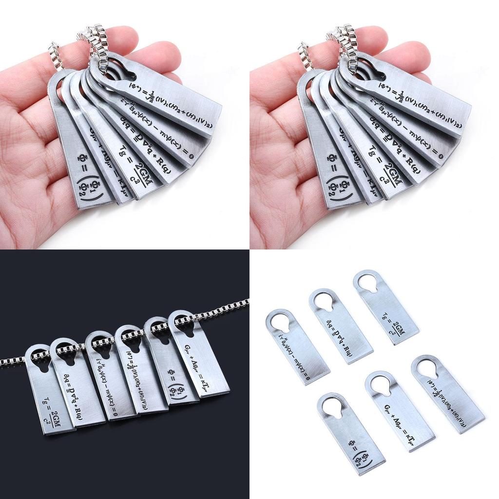 Death Stranding Chemical Physical Equations Alloy Retro Necklace Pendant For Cosplay Fans