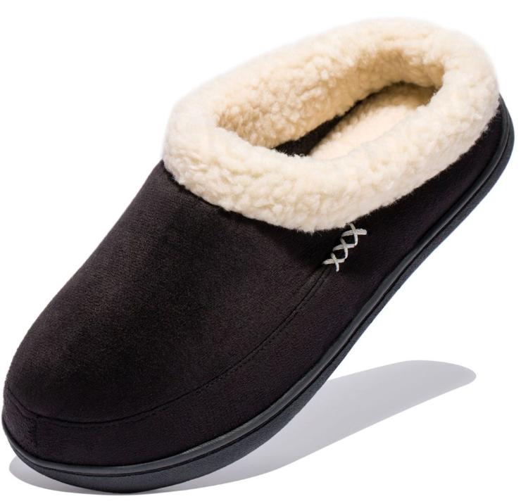 Men Winter Warm Fur Slippers House Non-Slip Soft Shoes Men Comfort Flat Heel Slides Home Indoor Bedroom Zapatillas Casa Mujer