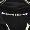 CHROME HEARTS Long Sleeve Zip Hoodie 4T Black Kid's Used
