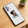 M-Mafalda World Peace  Phone Case For Samsung Galaxy A73,21,22,32,71,53,52,51,80,5G Soft Black Cover