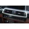 Angelguoguo Chrome Konsol AC Ventilasi Outlet Menutupi Trim Untuk BMW Seri 5 F10 F18 520li 525li