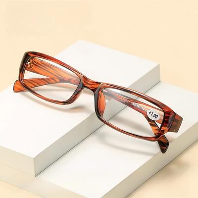 New Reading Presbyopic Glasses for Men and Women Resin Wood Grain Frame Read Eyeglasses Reading Glasses