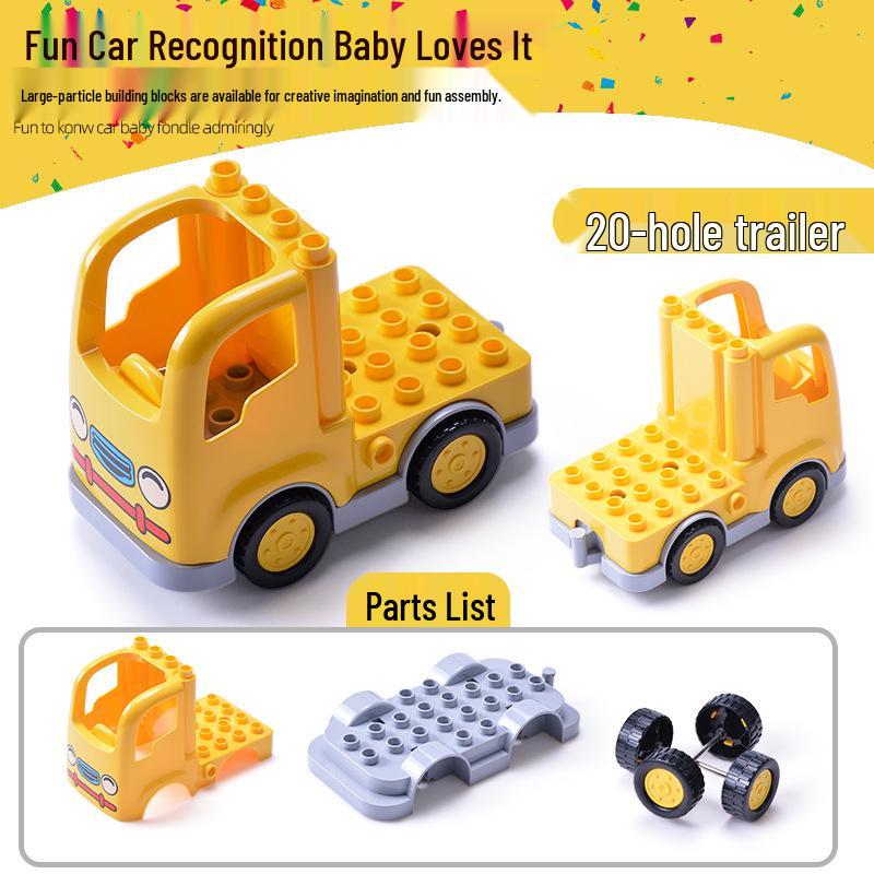 Gergely Large Particle Car & Airplane Model Interlocking Building Blocks Accessories