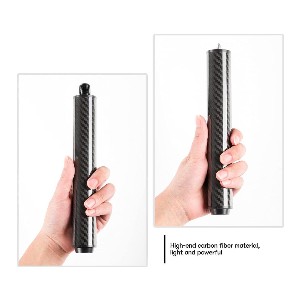 KONLLEN Pool Cue Carbon Fiber Billiard Cue Billiard Accessories for Pool Sticks Extension, 2", 3", 4", 6", 8", 12", Extension,