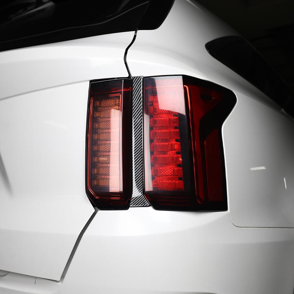 For Kia Sorento MQ4 2026-2026 Car ABS Carbon Fiber Rear Brake Light Decal Stripe Cover Exterior Styling Mouldings Decoration