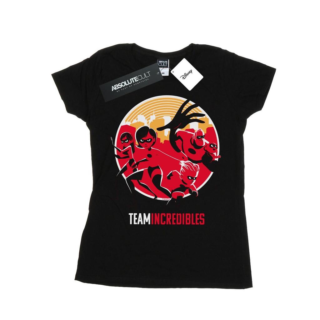 Disney Womens/Ladies Incredibles 2 Team Incredibles Cotton T-Shirt
