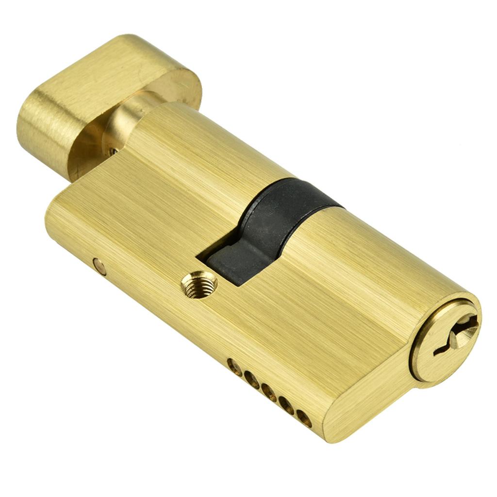 65mm Copper Single Open Lock Cylinder Bedroom Door Lock Cylinder with Keys