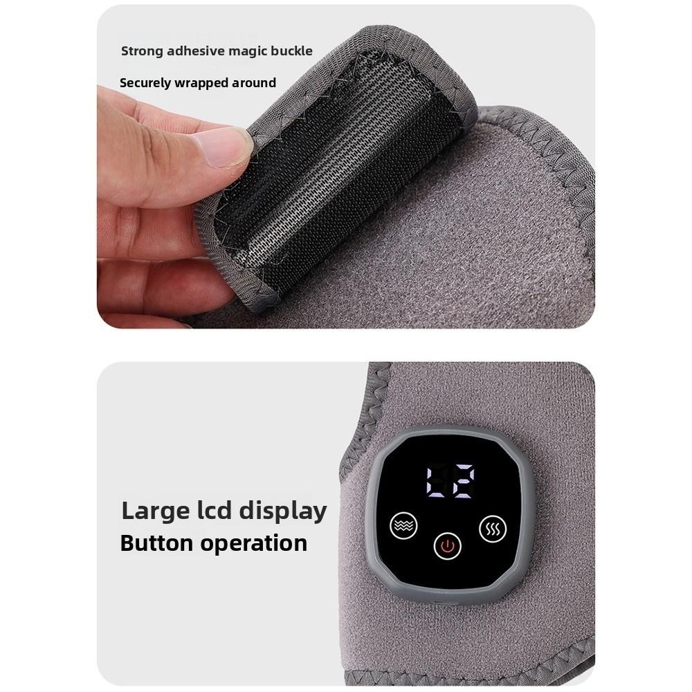 Elektrischer Fußmassagegerät mit Wärme und Vibration 3 Vibrationsmodi Heizung Knöchelmassagegürtel