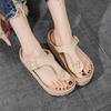 2026 New Summer Slippers, Women's Flip-flops, Thick-soled Sandals, Women's Height-increasing Shoes