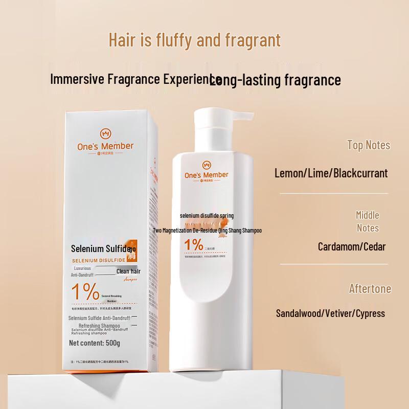 One's Member 1% Selenium Sulfide Anti-Dandruff Shampoo 500g