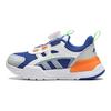 Li Ning Kids Shield Sports Trend Slip Resistant Shock Absorbing Lightweight Low Top Casual Shoes Kids Casual Shoes Blue White YKNU016-7