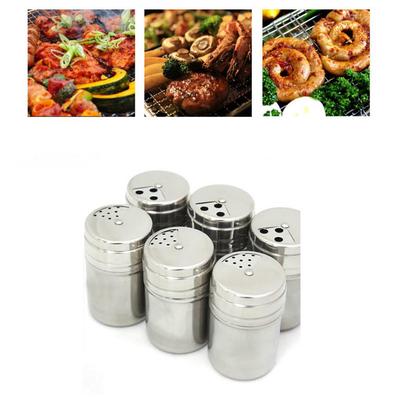 Paslanmaz Çelik Barbekü Aletleri Lezzet Baharat Kutusu Sos Baharat Kutusu Baharat Sos Şişeleri