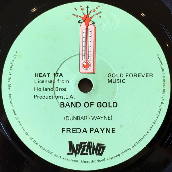 

7inch Record FREDA PAYNE - Band Of Gold HEAT17 Inferno 1979 UK Soul/Funk Used