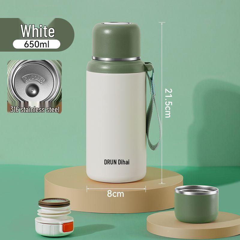 

316 Stainless Steel Portable Thermos – Large Capacity for Outdoor Use