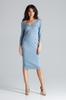 Dress K476 Blue