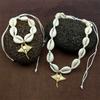Sea Turtle Fish Crab Bracelet Necklace For Women Girls Hot Summer Manta Ray Bohemian Handmade String Rope Chains Female Jewelry
