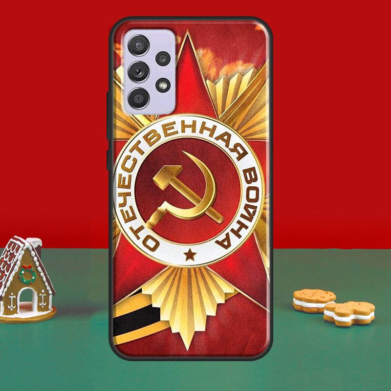 

Чехол с флагом СССР, Советского Союза для Samsung A52S A12 A32 A42 A52 A72 A51 A71 A31 A11 A40 A50 A70 A21S, чехол для телефона Samsung A72