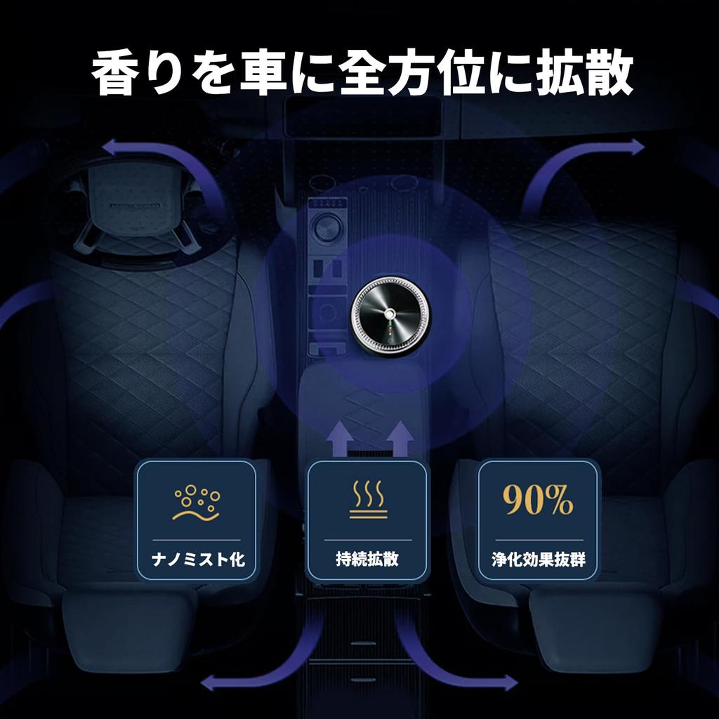 QUARC Car , Aluminum Alloy, Includes Essential Oils, Cologne (GOLOGNE), Car , Tabletop,